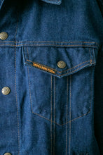 Load image into Gallery viewer, 1980s Denim Jacket Saddle King Blue Jean M 38"