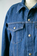 Load image into Gallery viewer, 1980s Denim Jacket Saddle King Blue Jean M 38"