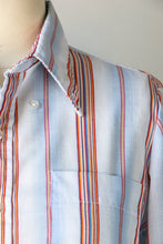 Load image into Gallery viewer, 1970s Blouse Striped Top XS