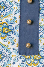 Load image into Gallery viewer, 1960s Mini Dress Printed Mod Shift S