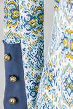 Load image into Gallery viewer, 1960s Mini Dress Printed Mod Shift S