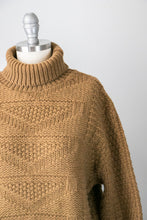Load image into Gallery viewer, 1970s Sweater Wool Knit Turtleneck M