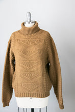 Load image into Gallery viewer, 1970s Sweater Wool Knit Turtleneck M