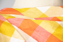 Load image into Gallery viewer, 1960s Dress Autumnal Raw Silk Plaid S
