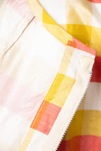 Load image into Gallery viewer, 1960s Dress Autumnal Raw Silk Plaid S