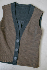 1960s Wool Knit Vest Top M