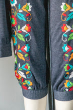 Load image into Gallery viewer, 1970s Ensemble Embroidered Jacket Pants Set S