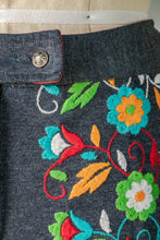 Load image into Gallery viewer, 1970s Ensemble Embroidered Jacket Pants Set S