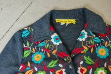 Load image into Gallery viewer, 1970s Ensemble Embroidered Jacket Pants Set S