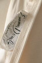 Load image into Gallery viewer, 1960s Maxi Dress Emma Domb Wedding Gown Cream S
