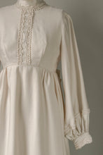 Load image into Gallery viewer, 1960s Maxi Dress Emma Domb Wedding Gown Cream S