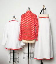 Load image into Gallery viewer, 1970s Ensemble Skirt Blouse Jacket Set M / L