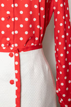 Load image into Gallery viewer, 1970s Ensemble Skirt Blouse Jacket Set M / L