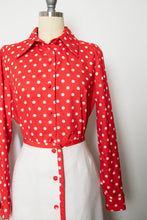 Load image into Gallery viewer, 1970s Ensemble Skirt Blouse Jacket Set M / L