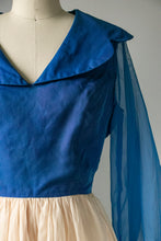 Load image into Gallery viewer, 1960s Dress Silk Chiffon Maxi Gown M