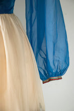 Load image into Gallery viewer, 1960s Dress Silk Chiffon Maxi Gown M
