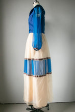 Load image into Gallery viewer, 1960s Dress Silk Chiffon Maxi Gown M