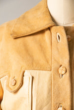 Load image into Gallery viewer, 1960s Jacket Suede Buckskin XS