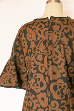 Load image into Gallery viewer, 1960s Dress Printed Shift Mod S