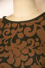 Load image into Gallery viewer, 1960s Dress Printed Shift Mod S