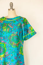 Load image into Gallery viewer, 1960s Dress Printed Cotton Shift M
