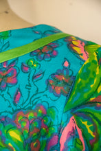 Load image into Gallery viewer, 1960s Dress Printed Cotton Shift M