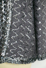 Load image into Gallery viewer, 1970s Lilli Diamond Cardigan Sequin Mohair Sweater L