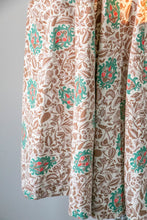 Load image into Gallery viewer, 1950s Dress Cotton Floral Full Skirt XS