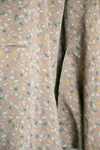 1960s Kimono Printed Rayon Japanese Robe