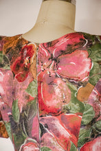 Load image into Gallery viewer, 1980s Dress Filipina Poof Sleeve Cotton S