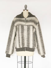 Load image into Gallery viewer, 1970s Jacket Wool Stripe Weave L