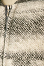 Load image into Gallery viewer, 1970s Jacket Wool Stripe Weave L