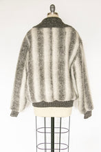 Load image into Gallery viewer, 1970s Jacket Wool Stripe Weave L