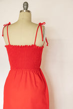 Load image into Gallery viewer, 1970s Dress Young Edwardian Smocked XS