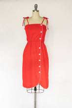 Load image into Gallery viewer, 1970s Dress Young Edwardian Smocked XS