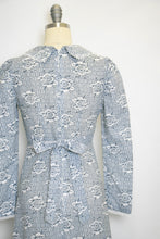 Load image into Gallery viewer, 1970s Maxi Dress Floral Rose Cotton S