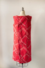 Load image into Gallery viewer, 1960s Quilted Dress Bandana Cotton Loungewear Shift S