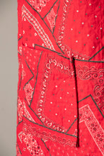 Load image into Gallery viewer, 1960s Quilted Dress Bandana Cotton Loungewear Shift S