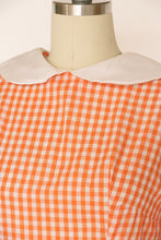 Load image into Gallery viewer, 1970s Dress Gingham Maxi Gown Peasant Prairie M