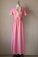 Load image into Gallery viewer, 1970s Maxi Dress Pink Lorrie Deb S