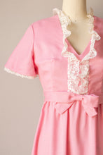 Load image into Gallery viewer, 1970s Maxi Dress Pink Lorrie Deb S