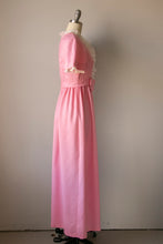 Load image into Gallery viewer, 1970s Maxi Dress Pink Lorrie Deb S
