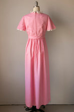 Load image into Gallery viewer, 1970s Maxi Dress Pink Lorrie Deb S