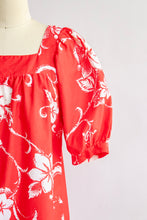 Load image into Gallery viewer, 1970s Dress Cotton Maxi Hawaiian Shift M