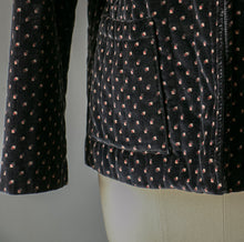 Load image into Gallery viewer, 1970s Velvet Jacket Patterned Blazer M