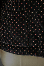 Load image into Gallery viewer, 1970s Velvet Jacket Patterned Blazer M