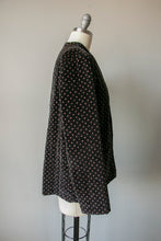 Load image into Gallery viewer, 1970s Velvet Jacket Patterned Blazer M