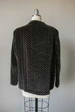 Load image into Gallery viewer, 1970s Velvet Jacket Patterned Blazer M