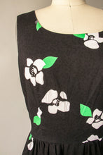 Load image into Gallery viewer, 1960s Dress Cotton Hawaiian Floral S
