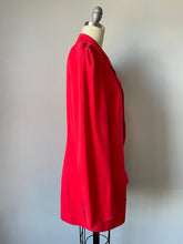 Load image into Gallery viewer, C D Blazer 1990s Red Suit Jacket M